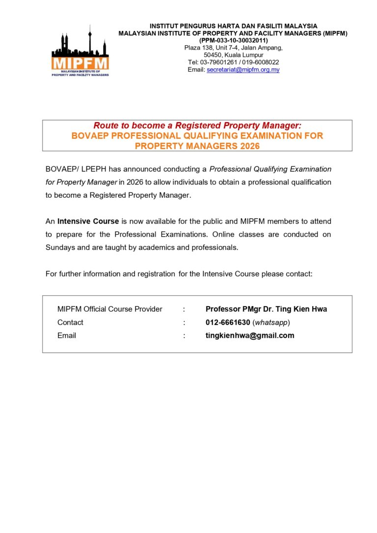 Route to become a Registered Property Manager